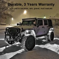 Super brillante blanco puro LED Rock Light Kit alto brillo IP68 impermeable Rock luces para Jeep camiones todoterreno ATV UTV RZR SUV
