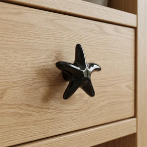 Pomo de Cajón Moderno en Forma de Estrella, Acabado Personalizado, Decoración Interior Moderna, Pomo Metálico en Forma de Estrella para Muebles de Gabinete, Precio Económico - Product Image 1