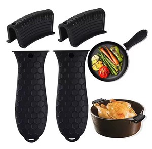 New Insulated Non-Slip Pan Handle Pot Handle Set Anti-Hot Grip High Temperature Resistant Pot Ear Clip Pot Handle Cover - Product Image 1