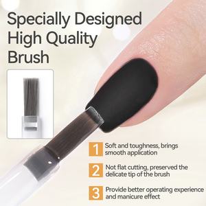 BORN PRETTY PRO Top Coat Opaco 15ml, Polvere Isolante Cromata Resistente, Finitura Vellutata Non Appiccicosa, Smalto Gel per Unghie Cromate - Product Image 4