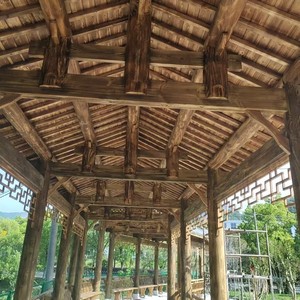 Pavillon de jardin en bois de style chinois, durable, pour usage extérieur - Product Image 3