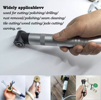 Rectifieuse électrique rechargeable 90 degrés micro meuleuse d'angle électrique nettoyage de carreaux meuleuse droite