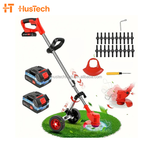 Tondeuse et débroussailleuse électriques autopropulsées de qualité industrielle 20V 500W pour la coupe de l'herbe, hauteur de coupe 4 po max/1 po min, garantie 3 ans - Product Image 5