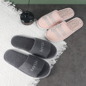 Pantofole Monouso in Tessuto Antiscivolo, Facili da Trasportare e Personalizzabili per Viaggi d'Affari, Casa, Ospiti e Camere d'Albergo - Product Image 2