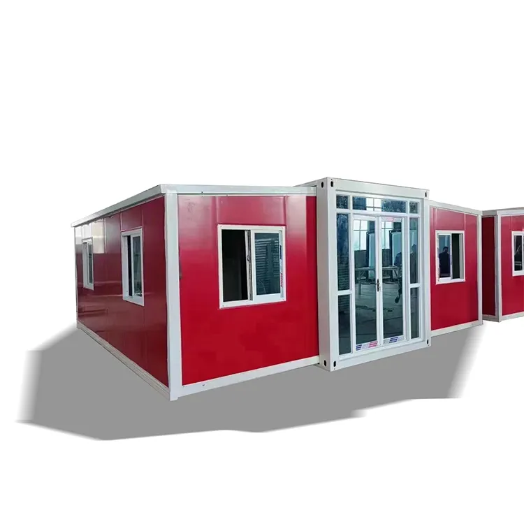 Goed Ontwerp Vouwhuis Uitbreidbaar Modulair Huis 20ft 40ft Uitbreidbaar Opvouwbaar Containerhuis Voor 3 Tot 4 Personen Wonen