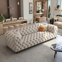 Meubles d'hôtel de salon de tissu de base d'acier inoxydable de conception minimaliste moderne