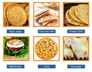 Máquina formadora de pan bagel con panel de control / Línea de formación de samosas y pasteles uigures / Máquina para hacer bases de pizza y naan pakistaníes - Product Image 2