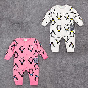 Vêtements de Boutique en Gros pour Filles 2017 – Barboteuses Printanières à Motifs de Dessins Animés pour Bébés et Enfants - Product Image 1