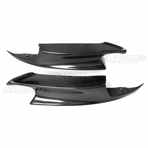 Protector de Parachoques Delantero Izquierdo+Derecho E90 E92 de Fibra de Carbono Real para BMW E90 E92 E93 M3 2007-2013 - Product Image 3