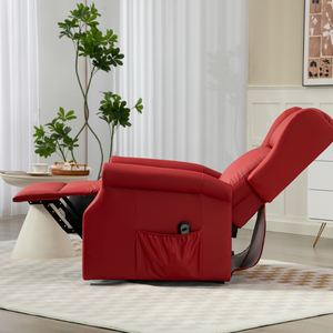 Fauteuil inclinable motorisé moderne surdimensionné en tissu, <span class=keywords><strong>grand</strong></span> fauteuil avec fonction massage extensible et structure métallique - Product Image 3