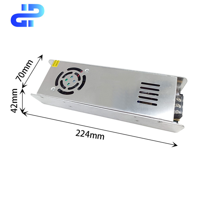 Indoor Long Strip 12V 400W DC Power Supply LED Single Output 12V 33A 50/60Hz 400W Power Output Options Switching Power Supply