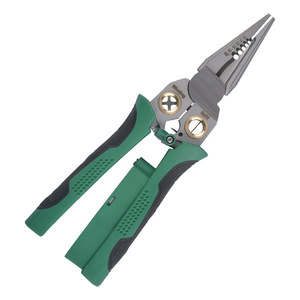 Genesis 8-In-1 Wire Stripper Stainless Steel Electrical Tester Pliers Industrial Grade Multi-tool - Product Image 4