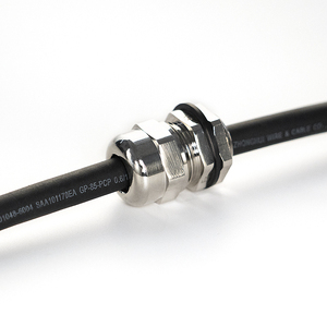 JAR電気ケーブルエントリーメトリッククロータイプip68真鍮水密EMC金属ケーブルグランドスチールサイズ2 - Product Image 4