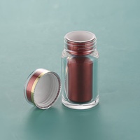 Bouteilles de pilules vides personnalisées avec bouchons 60ml PS Bouteille et PP Réservoir intérieur Conteneur de médicaments pour comprimés Capsule Huile de foie de morue Santé