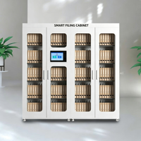 Gabinete de Archivo Inteligente con RFID y Reconocimiento Facial, Gabinete de Autoservicio para Préstamo y Devolución de Archivos en Almacén Inteligente