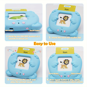 Educación para niños 255 tarjetas 510 palabras polaco lector de tarjetas Flash <span class=keywords><strong>vocabulario</strong></span> juguete educativo hablar tarjetas Flash para niños - Product Image 3