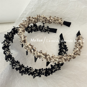 Diadema ondulada trenzada, dulce y lujosa sin temperamento atascado con peine <span class=keywords><strong>de</strong></span> dientes diadema <span class=keywords><strong>de</strong></span> diseño antideslizante - Product Image 4