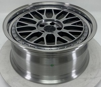 Nuevas llantas de aleación de aluminio forjado 6061 T6 Geruida Hyper Silver con diseño de malla pulida, prensadas a 12000T, con certificación TUV JWL VIA Std S4-00028, de 18 a 24 pulgadas.