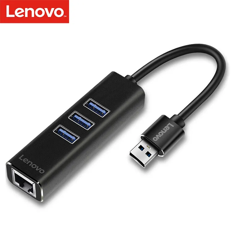 Оригинальный USB-3,0 концентратор Lenovo RJ45 сетевой порт A615 порт для ноутбука расширитель зарядный преобразователь USB 3,0 док-концентратор 3 порта USB концентратор