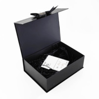 Muestra gratis productos con logotipo personalizado cajas de embalaje impresas caja de regalo de papel plegable de lujo cajas de Peluca de pelo cajas de embalaje