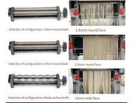 Machine automatique électrique à pâtes et nouilles, machine à découper la pâte à nouilles, machine à faire les enveloppes de raviolis