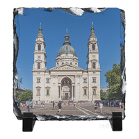 MR.R Plaque photo carrée en ardoise vierge pour sublimation 15x15cm, cadre photo personnalisé, cadeau original pour mariage, anniversaire, naissance de bébé