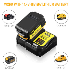 <span class=keywords><strong>Chargeur</strong></span> de batterie au lithium 18650 10,8V-20V 2A compatible <span class=keywords><strong>DCB112</strong></span> DCB015 DCB105 <span class=keywords><strong>Chargeur</strong></span> de batterie d'outil électrique hybride - Product Image 3