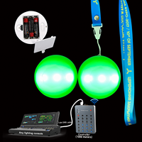 Médaille LED avec logo personnalisé, contrôle DMX, médaille lumineuse pour décoration de fête, cadeau