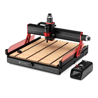 Máquina de tallado de madera CNC de 3 ejes Guangdong TTC6050 con husillo de 500W y 8000 RPM, control NC Studio, husillo único, kit completo