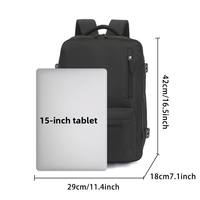Sac à dos de voyage imperméable avec séparation humide/sec, grande capacité, compartiment pour ordinateur portable et chaussures, idéal pour les affaires et les activités de plein air
