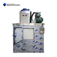Solution d'usine de fabrication de glace à refroidissement direct par eau avec solution de stockage frigorifique, machine industrielle de fabrication de glace en flocons frais