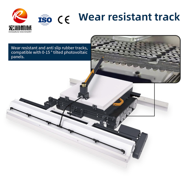 Solar Panel Cleaning Robot Automatic Cleaning System Waterless Operation Remote Control for Mountainous Terrain Application