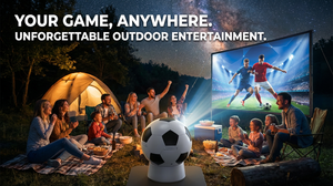 GLIWAY Soccer Ball <b>Projector</b> 720P HD Portable Home Theater English System Lightweight Design - Product Image 6