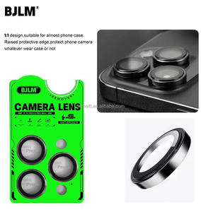 ฟิล์มกันรอยเลนส์กล้อง BJLM กระจกนิรภัยสำหรับเลนส์โทรศัพท์ ตัวกำหนดตำแหน่งเลนส์กล้องทำจากอลูมิเนียมอัลลอยด์ - Product Image 2