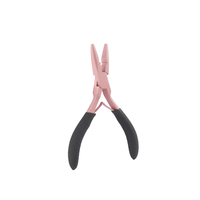 Kit de pinces pour extensions de cheveux ARLANY avec logo personnalisé, micro-perles roses et anneaux nano, outils d'installation et de retrait pour salon de coiffure