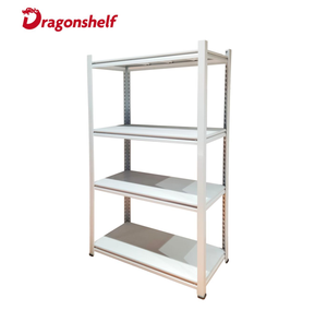 Étagère à rivets réglable <span class=keywords><strong>multi</strong></span>-usages 5 niveaux, rayonnage d'entrepôt, cadre métallique, acier angulaire, matériel, revêtement en poudre, protection ESD, carton - Product Image 3