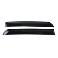 Viseras negras personalizadas para GMC ZR2 (2023-2024) Deflectores de lluvia y protectores de viento Premium