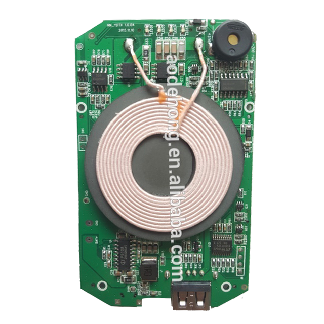 Wireless Charger Transmit PCB Assembly with Power Bank PCBA module OEM manufacturer factory