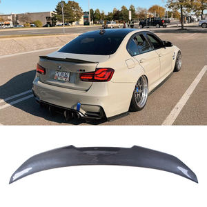 For 3 Series F30/M3 F80 Sedan PSM Style Carbon Fiber <b>Rear</b> <b>Spoiler</b> Trunk Wing 2011-2019 - Product Image 1