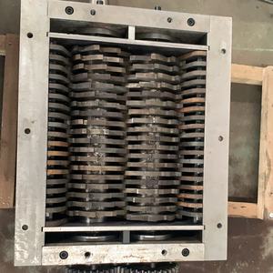 Dete SUS304 Double arbre lame de broyeur de déchets Mini boîte de broyeur châssis lame de broyeur en plastique - Product Image 3