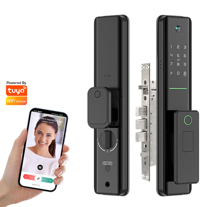 Push Pull Lock Electronic 6068 Mortise TTlock Fingerprint Card Password ...