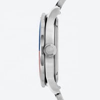 SKX 007 — montre bracelet en céramique/aluminium pour hommes, chronographe automatique, double couleur, monture GMT, haute qualité, nouveau, OEM