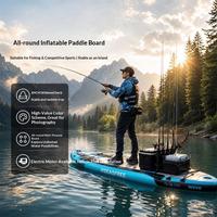 Planche de SUP gonflable tout-terrain en Drop Stitch pour le dropshipping en gros, capacité de charge de 400 kg, design portable et écologique pour l'eau