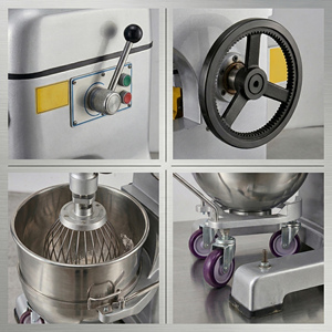 HM-601 Batteur Mélangeur Planétaire Électrique 60L à 3 Vitesses, Batteur à Œufs Commercial Premium, <span class=keywords><strong>Prix</strong></span> Usine - Product Image 3