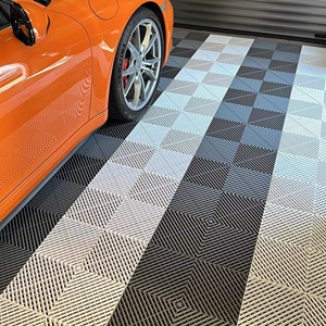 High Strength Eco-Friendly Waterproof Plastic Floor Click Lock Garage Interlocking Floor Tiles for 4S Car Wash Shop - Product Image 1