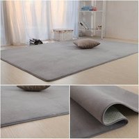 Premium Polyester-Veloursteppich Einfarbig Maschinell Gewebt mit Latex-Rückseite für Hochwertige Wohn- und Geschäftsräume Teppiche