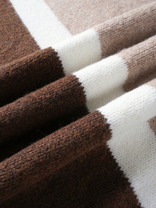 Biểu Tượng Tùy Chỉnh OEM & ODM Lỏng Giản Dị Thư Jacquard Mô Hình Thiết Kế Len Pha Trộn Người Đàn Ông Của Đan Polo Áo Len - Product Image 5