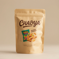 Sachet en plastique transparent personnalisé refermable Noix de cajou Biscuit Cookie Sachet debout en plastique Sacs d'emballage en aluminium et en papier kraft