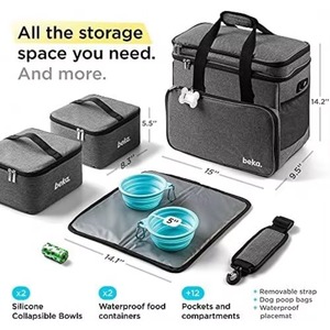 Échantillon gratuit de sac de transport pour animaux de compagnie, approuvé par les compagnies aériennes, sac de transport pour petit chien, pliable, portable, boîte de voyage pour chien - Product Image 3