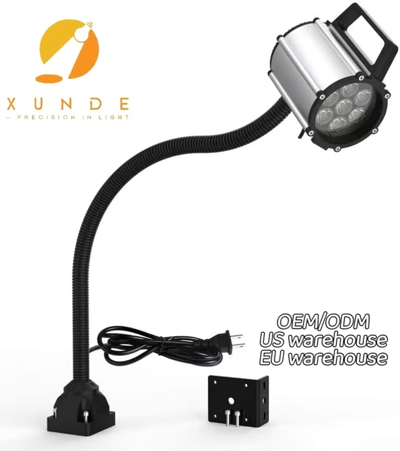 6W 7W 9W 10W 14W 18W Machine Work Light 220V LED Flexible Gooseneck Light 24V 36V Waterproof CNC Work Light 50cm